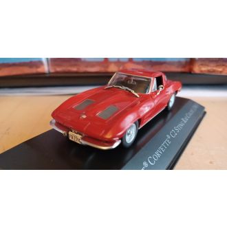 CHEVROLET CORVETTE C2 STINGRAY COUPE 1967, punainen