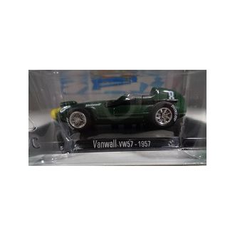 Vanwall vw57 #8, Stirling Moss, vm. 1957 + Lehti