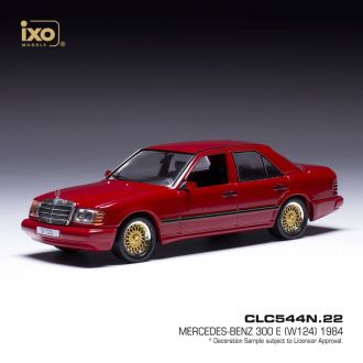 Mercedes Benz 300E (W124) 1984 punainen