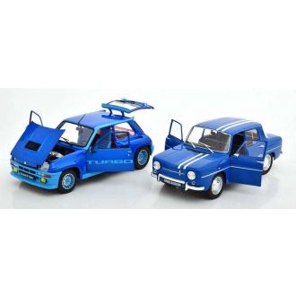 2 auton paketti Renault 5 ja 8, sininen